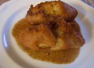 Gluten Free Banana Fritters Gluten Free Banana Fritters Cinnamon Sauce
