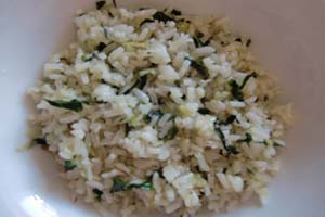 Gluten-free Vegan Rice Pilaf Basil Rice Pilaf