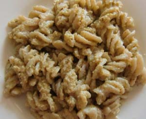Gluten Free Roasted Garlic Walnut Pesto
