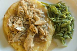 Chicken Polenta Gluten-Free Gravy
