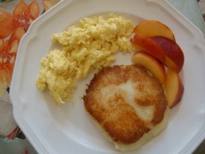 Potato Pancakes and Eggs