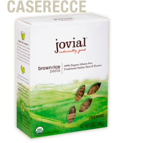 Jovial Gluten Free Caserecce Brown Rice Pasta