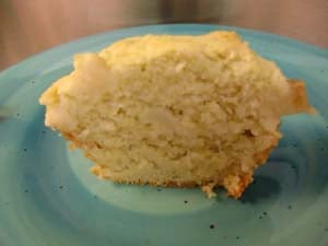 Gluten-free Corn Pear Muffins made with Expandex