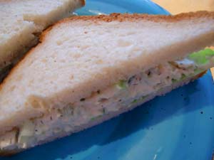 Savory Chicken Salad on Rudi’s Gluten-free Bread