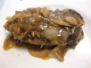 Gluten Free Steak Marsala with Onion and Mushrooms