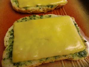 Gluten-Free Basil Grilled Cheese Sandwich