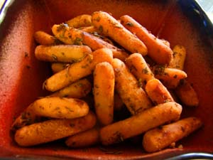 Gluten Free Roasted Balsamic Carrots