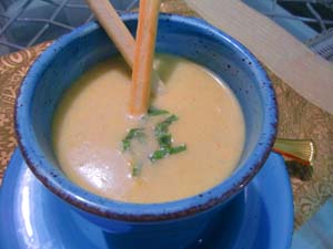 Gluten-Free Cheese Soup With Wine