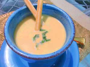 Gluten-Free Cheese Soup With Wine