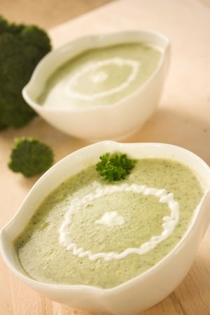 Gluten Free Low Fat Cream of Broccoli Soup