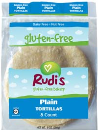 Image: Rudi's Gluten Free Tortillas - Plain