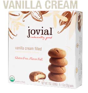 Image: Jovial Gluten Free Vanilla Cream Filled Cookies