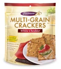 Image: Crunchmaster Multigrain Gluten Free Crackers: White Cheddar Flavor