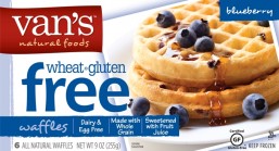 Image: Frozen Gluten Free Waffles - Blueberry