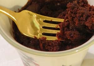 Gluten Free Chocolate Mug Cake (Sugar-Free Dairy-Free)