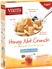 Image: Van's Gluten Free Cereal - Honey Nut Crunch