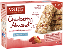 Image: Van's Gluten Free Snack Bars - Cranberry Almond