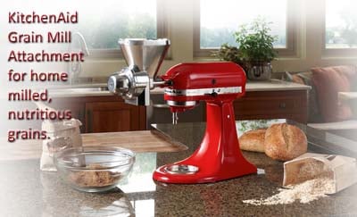 Grain Mill Attachment and Benefits of Grinding Gluten Free | Free Recipe Box