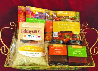 Image: Sukhi's Gluten Free Indian Foods Gift Basket