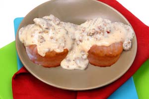 Southern-Style Gluten Free Biscuits and Gravy (with Dairy-Free Substitutes)