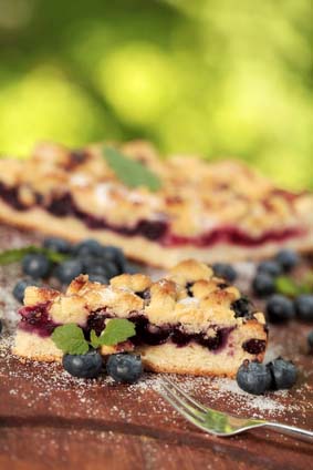 Gluten Free Blueberry Coffee Cake