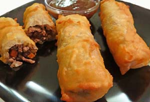 Gluten Free Lumpia and Dipping Sauce