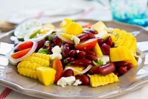 Hearty Gluten Free Salad with Feta Cheese