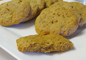 Soft and Chewy Gluten Free Pumpkin Cookies Recipe