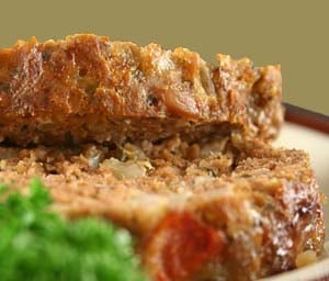 Gluten Free Meatloaf Recipe Topped with Bacon