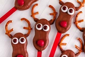 Gluten Free Reindeer Cookie Pops