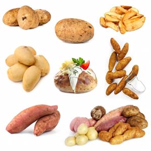 Image: Potatoes, Sweet Potatoes, and Yams