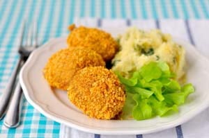Gluten Free Baked Chicken with Corn Flakes