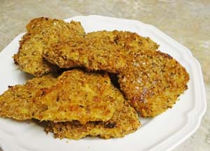 Crunchy Gluten Free Oven Baked Chicken with Mary’s Gone Crackers Crumbs