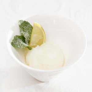 Lime Sorbet and Palate Cleansers