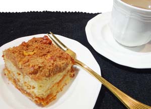 Gluten Free Coffee Cake with Your Choice of Filling