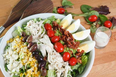 Turkey Cobb Salad and Leftover Turkey Recipes