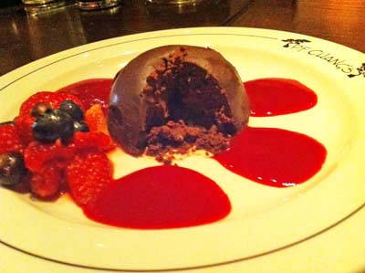 PF Chang's Gluten Free Chocolate Dome