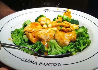 PF Chang's Gluten Free Chicken and Broccoli