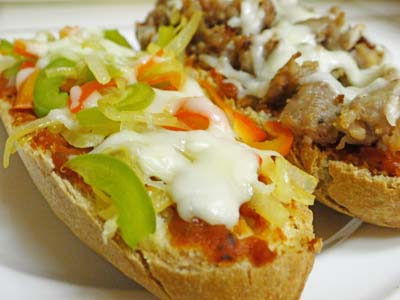 Gluten Free Italian Sausage and Peppers Sub