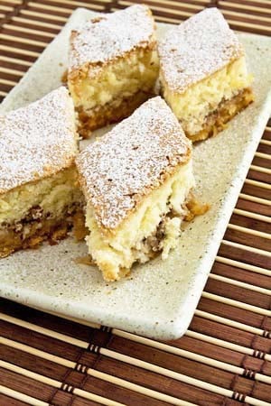 Gluten Free Coffee Cake Recipe with Currants and Nuts