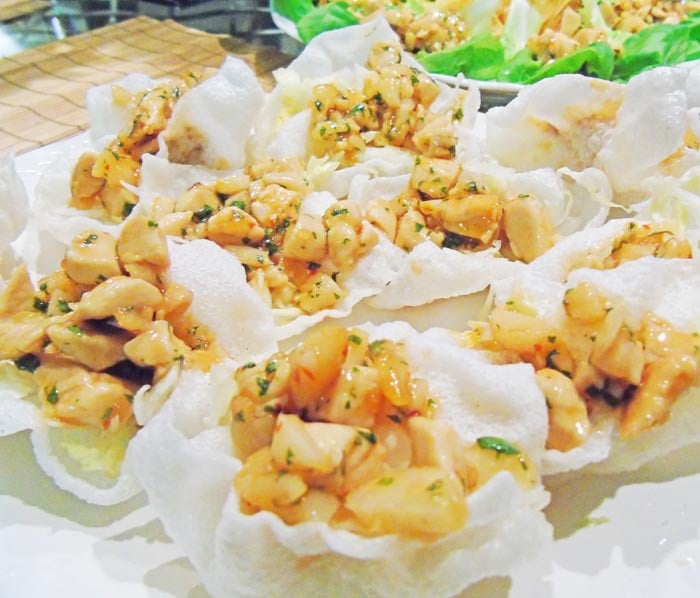 Gluten Free Sweet and Spicy Chicken Rice Cup Appetizers + Video