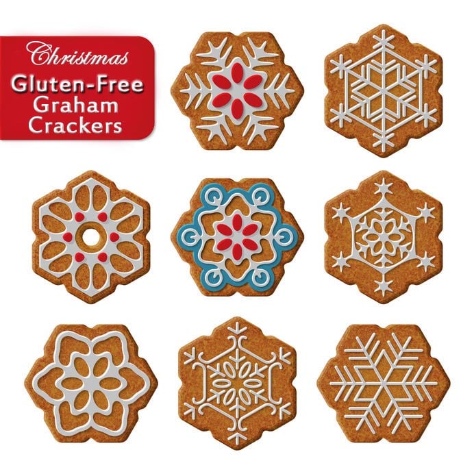 Gluten Free Christmas Graham Crackers