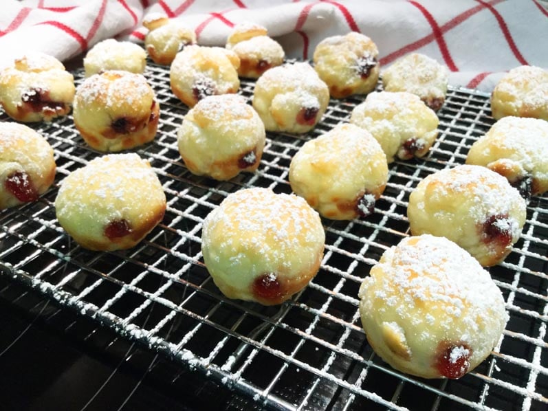 Baked Gluten Free Mini Jelly Donuts – Yeast Raised