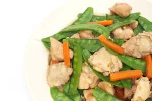 Image: Chicken Snow Peas and Carrots