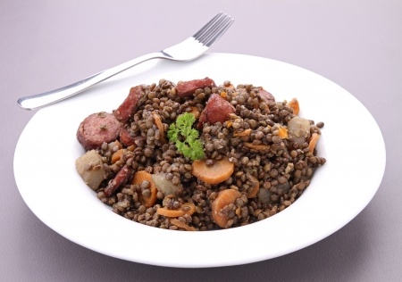 Image: Gluten Free Lentils and Sausage