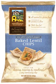Mediterranean Snack Food Company Baked Lentil Chips
