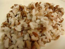 Himalayan Red Rice and White Rice