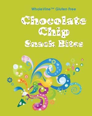 Image: Whole Vine's Gluten Free Chocolate Chip Bites Label