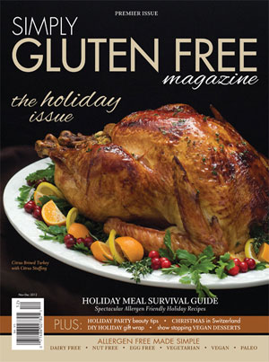 Image: Simply Gluten Free Magazine Cover 2012 Nov/Dec