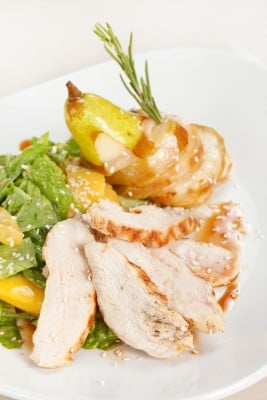 Image: Chicken and Caramelized Pear Salad